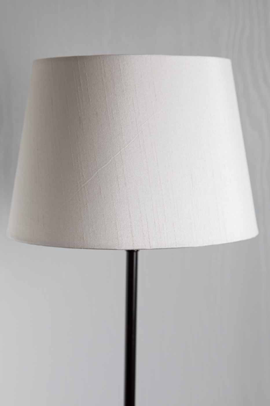 Lampskärm Walther rund 33 cm vit