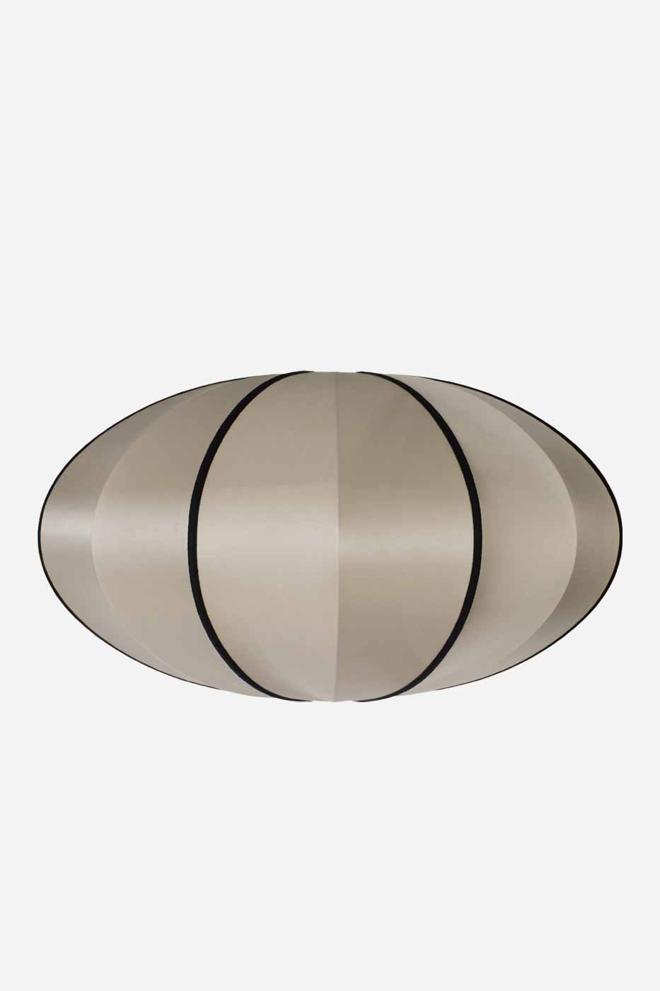 Taklampa Silk Pumpkin 65x38 cm beige