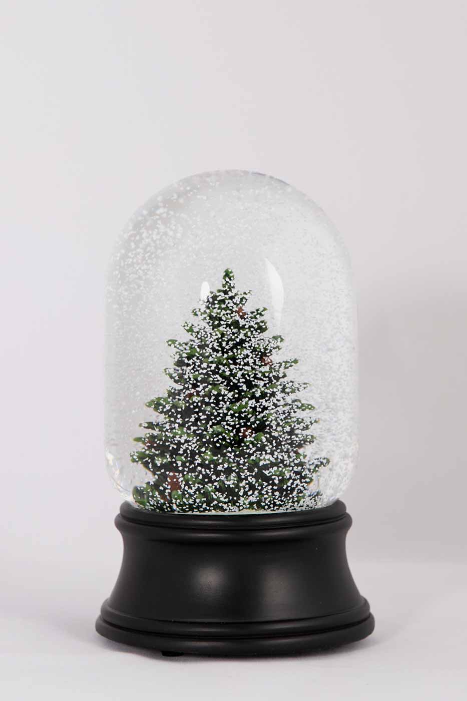 Dekoration Snöglob speldosa Julgran 18 cm
