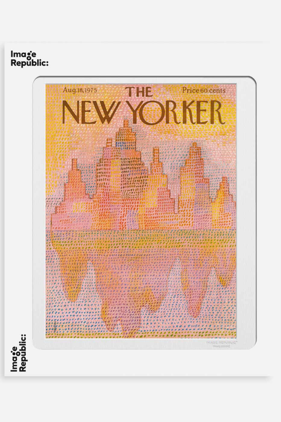 Poster The New Yorker NYC outline 40x50 cm