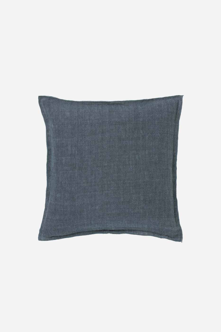 Kuddfodral 50x50 blå linne