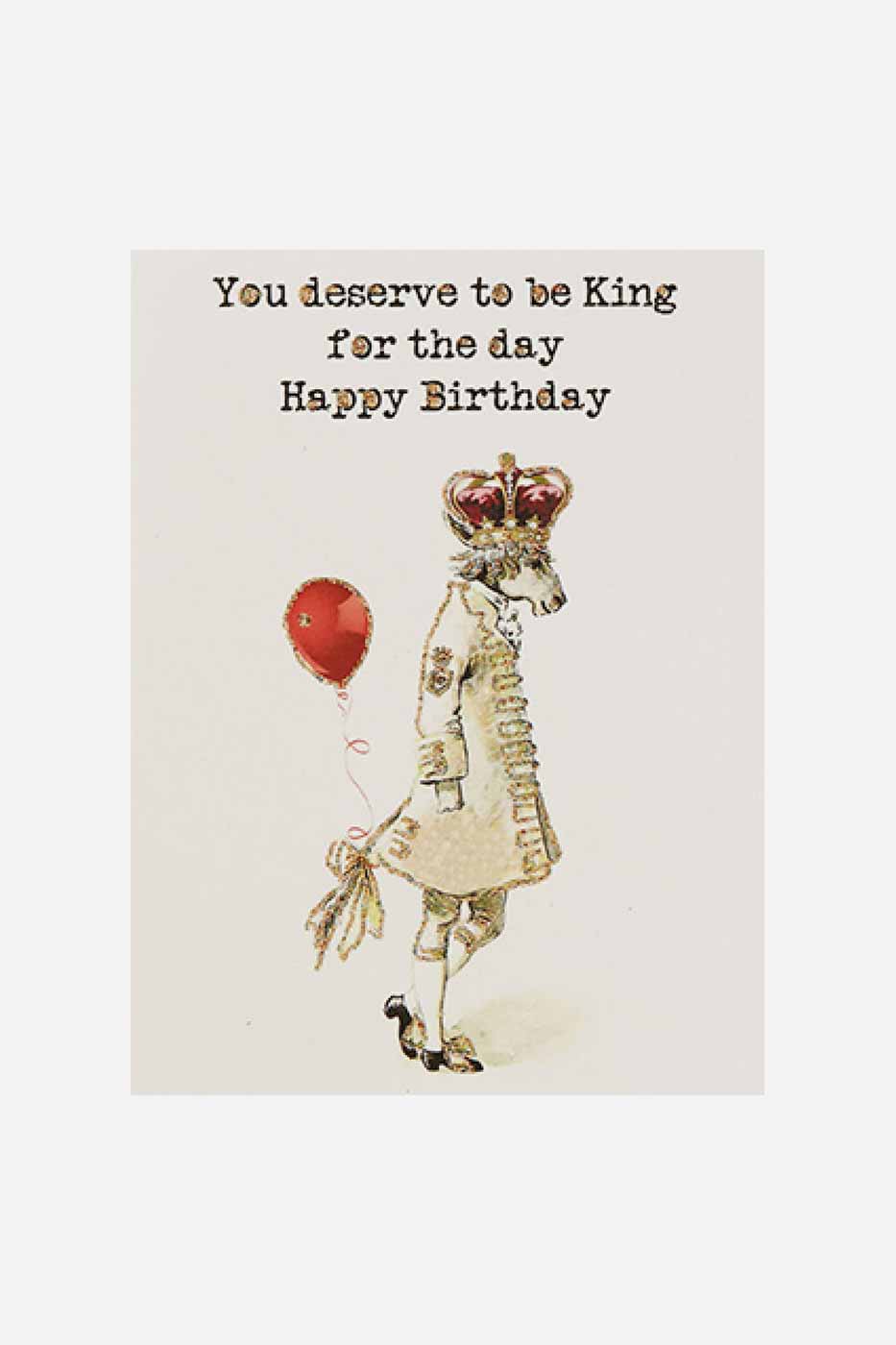 Gratulationskort King For The Day