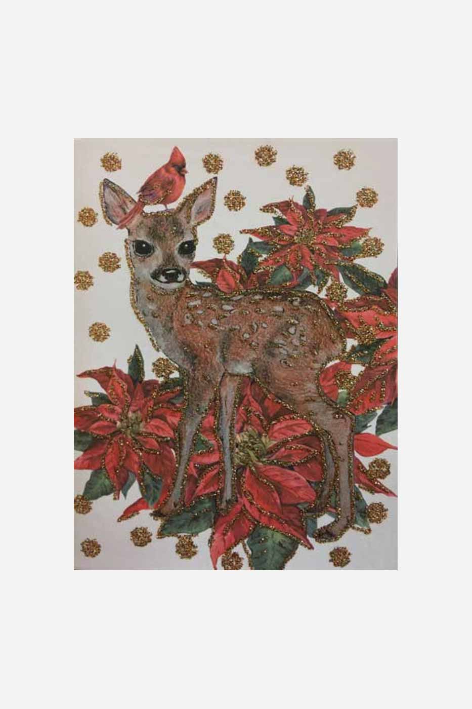 Julkort Baby Raindeer