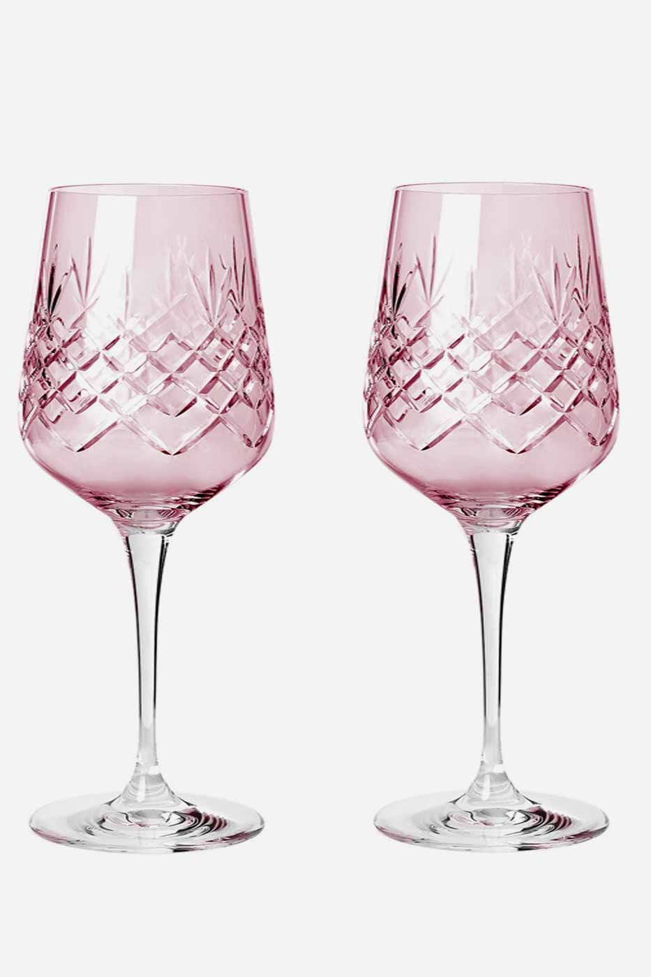 Vinglas Crispy Madame rosa 2-pack