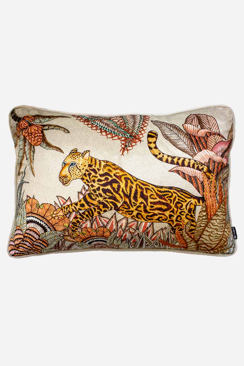 Kuddfodral Cheetah Kings Forest - Magnolia 40x60